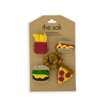 The Sak Yarnicharmz 5 Pack - Hand Crochet - Picnic Food