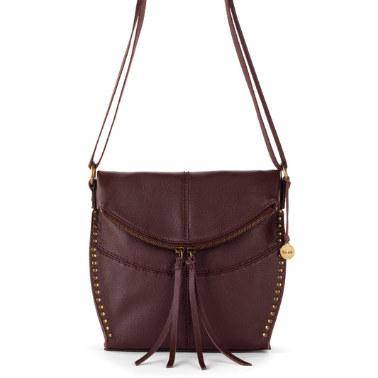 The Sak Silverlake Flap Crossbody - Leather - Mahogany