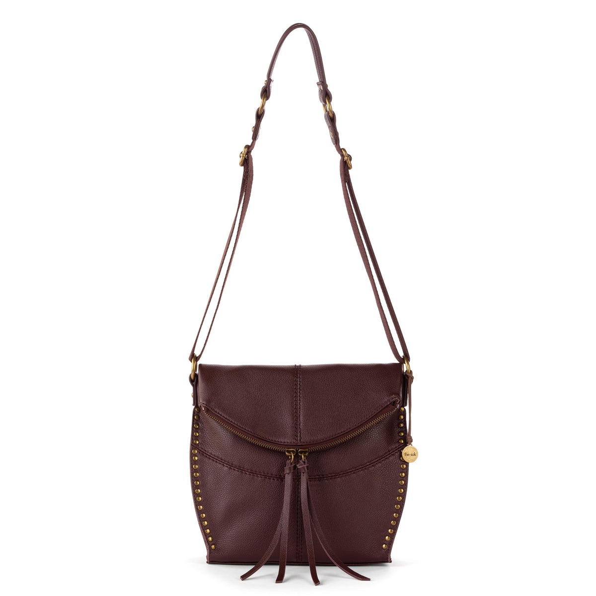 The Sak Silverlake Flap Crossbody - Leather - Mahogany