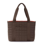 Sakroots Arlo Large Tote - EcoTwill - Mahogany Woven Quilted