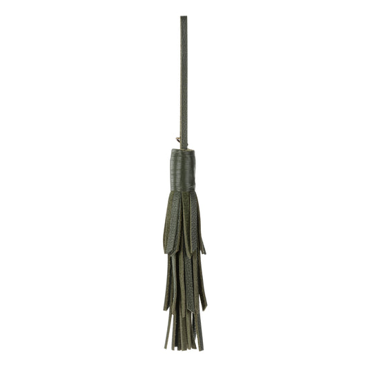 The Sak Cypress Tassel Dangle - Leather - Moss