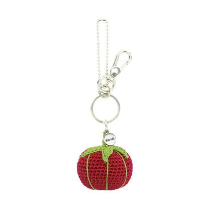 The Sak Yarnicharmz Dangle - Hand Crochet - Tomato
