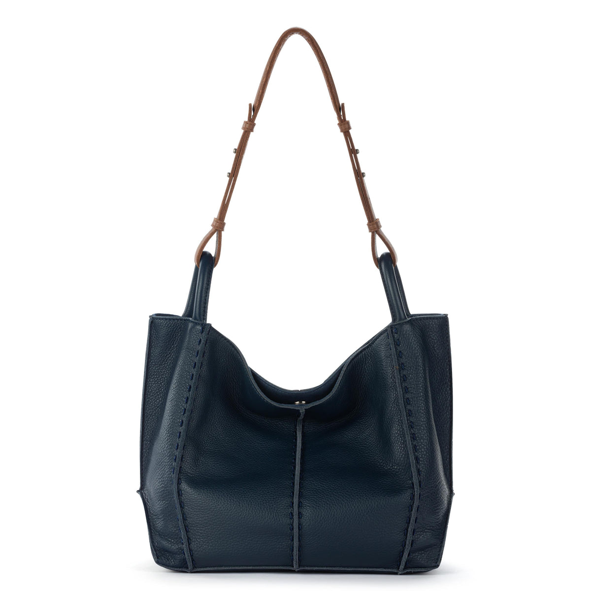 The Sak Los Feliz Medium Tote - Leather - Indigo