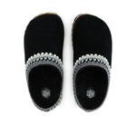 The Sak Bolinas Everyday Clog - Leather - Black Shearling