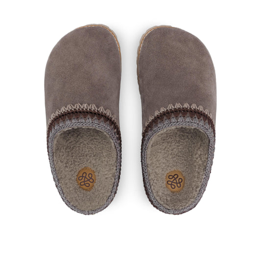 The Sak Bolinas Everyday Clog - Leather - Mushroom Shearling