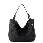 The Sak Los Feliz Large Tote - Leather - Woven Black