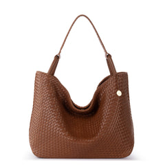 Leather - Woven Cognac