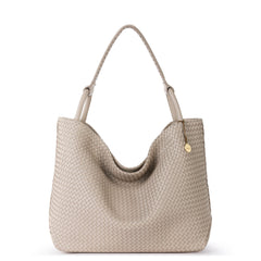Leather - Woven Sand