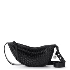 Leather - Woven Black