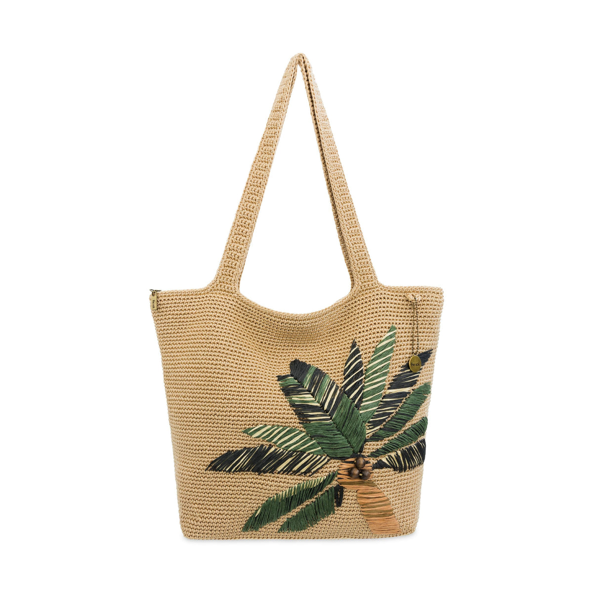 The Sak Sola Carryall Tote - Hand Crochet - Palm Tree
