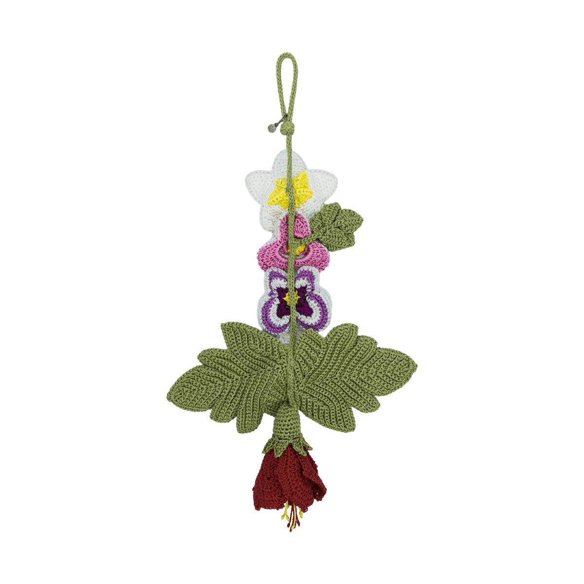 The Sak Yarnicharmz The Mega Dangle - Hand Crochet - Multi Flower