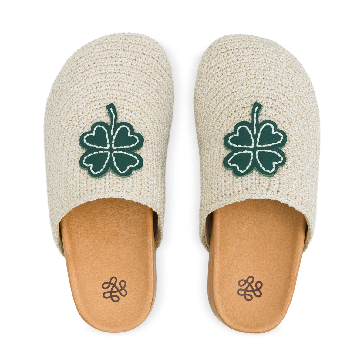 The Sak Bolinas Clog - Hand Crochet - Natural Clover