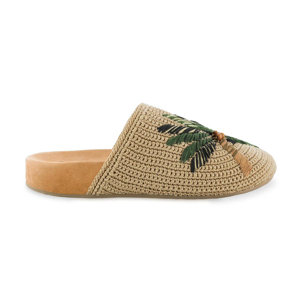 The Sak Bolinas Clog - Hand Crochet - Palm Tree