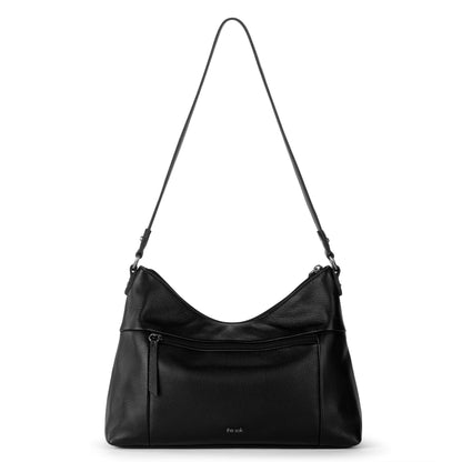 The Sak Melrose Leather Soft Shoulder Bag - Leather - Black