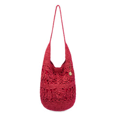 Hand Crochet - Scarlet Tonal Flower