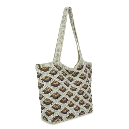 The Sak Sola Carryall Tote - Hand Crochet - Natural Mermaid