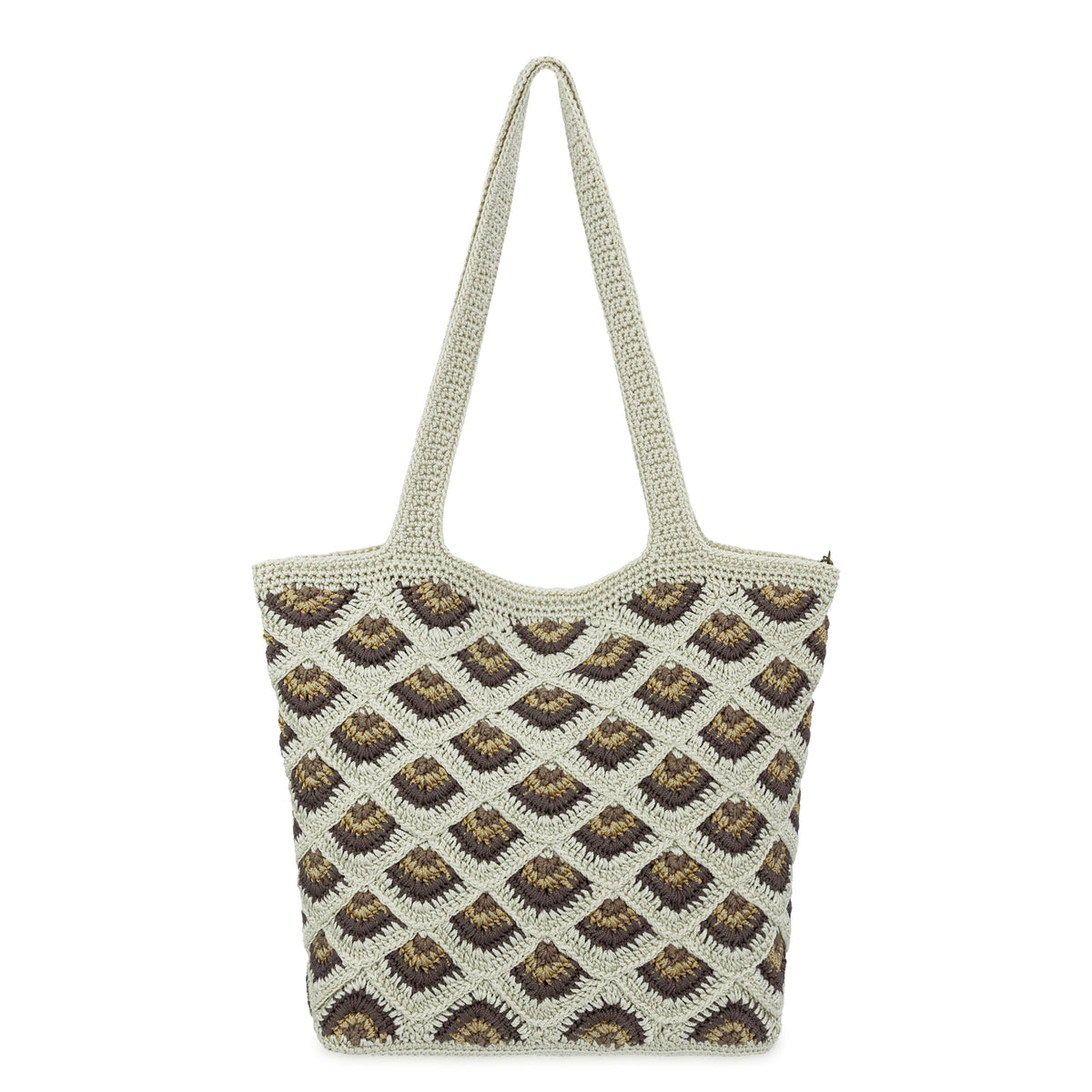 The Sak Sola Carryall Tote - Hand Crochet - Natural Mermaid