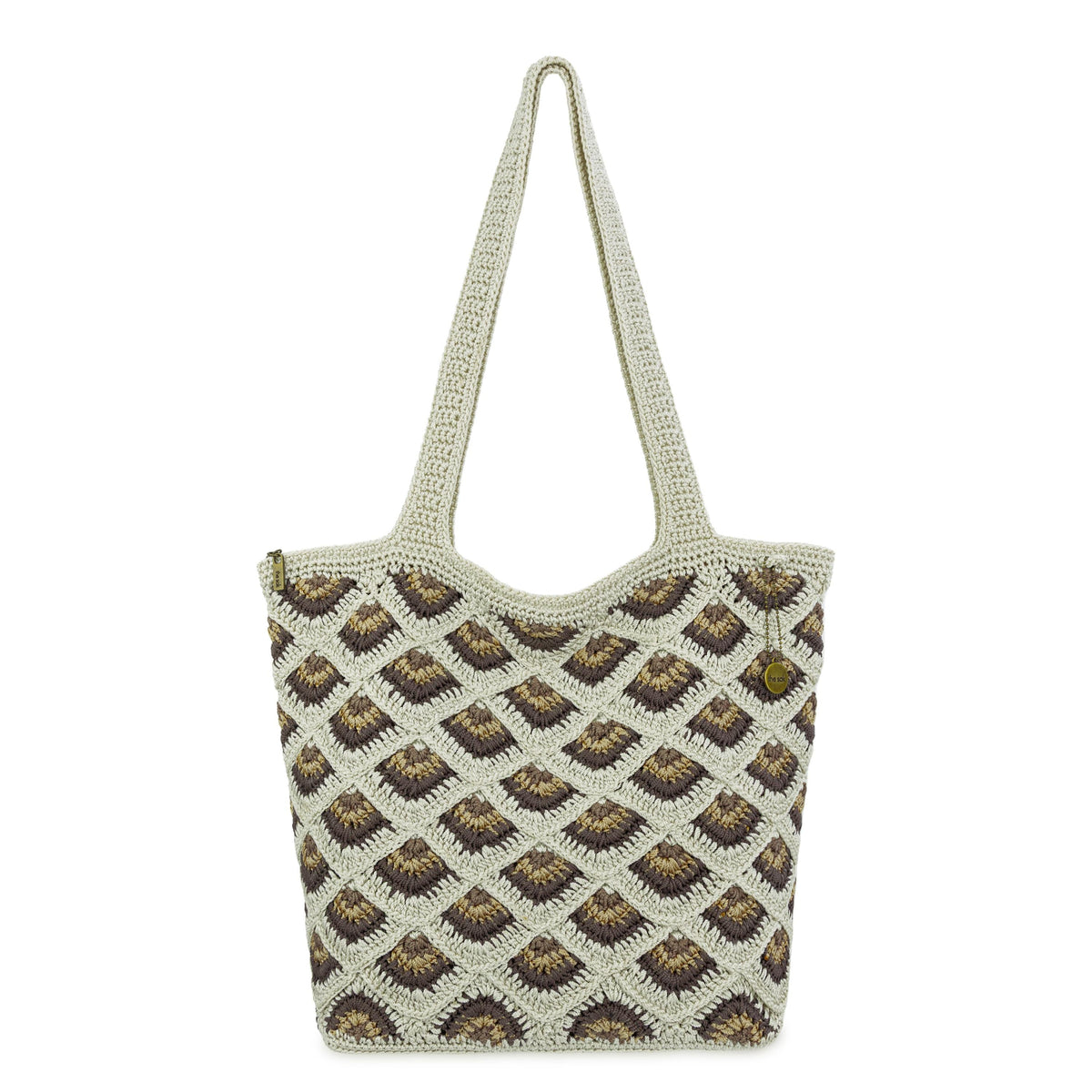 The Sak Sola Carryall Tote - Hand Crochet - Natural Mermaid
