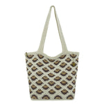 The Sak Sola Carryall Tote - Hand Crochet - Natural Mermaid