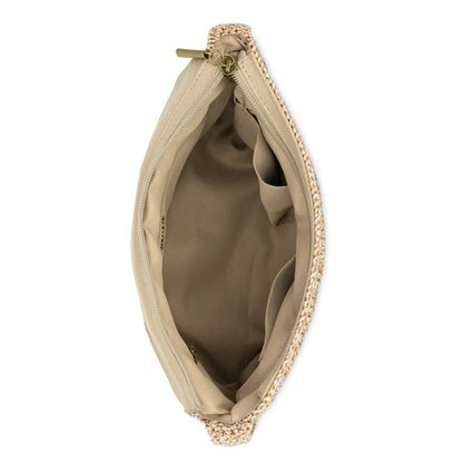 The Sak Marlow Flap Shoulder Bag - Hand Crochet - Bamboo Static