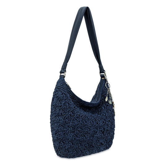 The Sak Sequoia Hobo - Straw - Denim Primrose