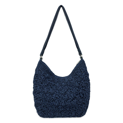 The Sak Sequoia Hobo - Straw - Denim Primrose