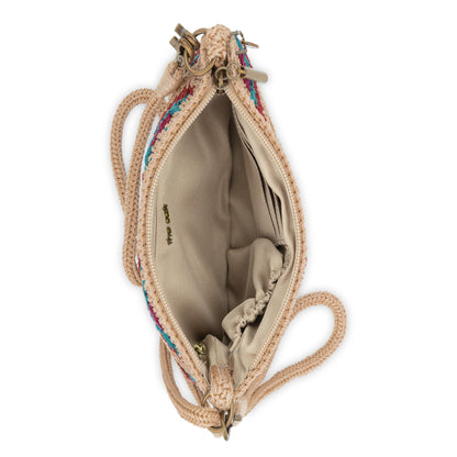 The Sak Vita Convertible Wristlet - Hand Crochet - Bamboo Mermaid