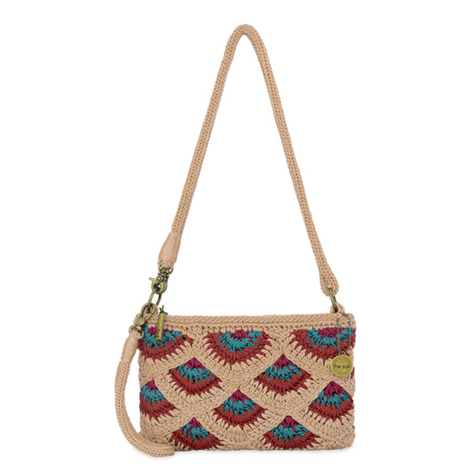 The Sak Vita Convertible Wristlet - Hand Crochet - Bamboo Mermaid