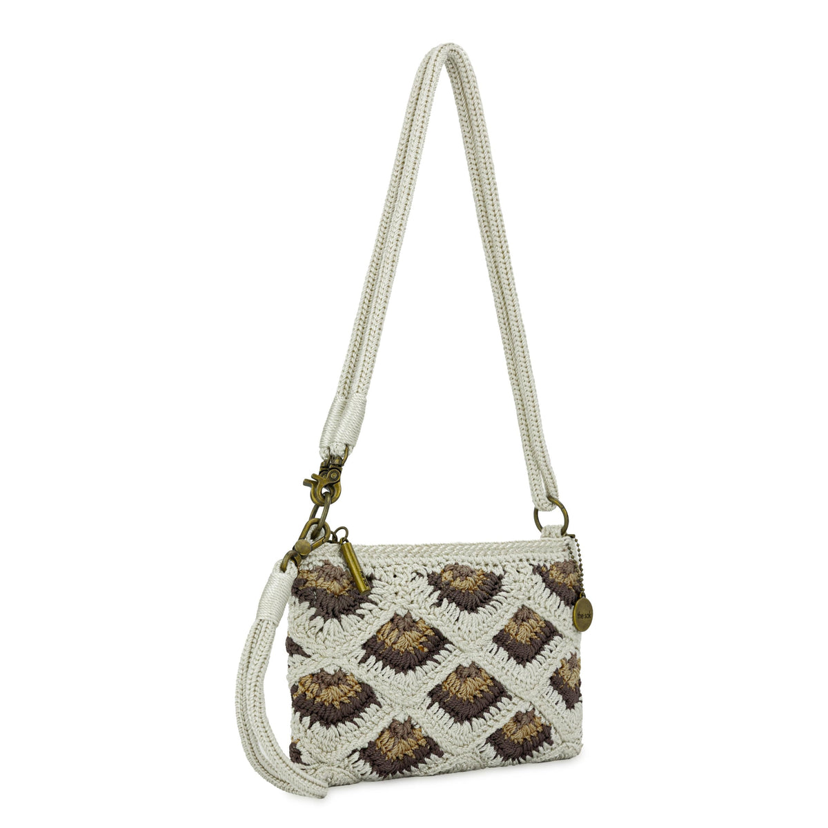 The Sak Vita Convertible Wristlet - Hand Crochet - Natural Mermaid
