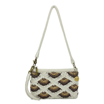 The Sak Vita Convertible Wristlet - Hand Crochet - Natural Mermaid