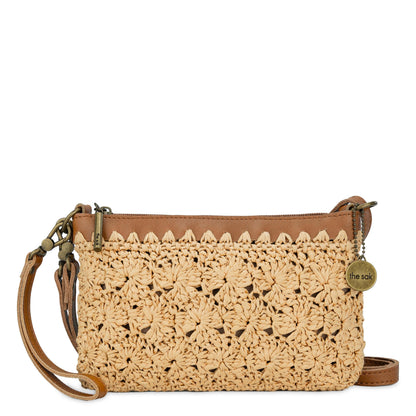 The Sak Vita Convertible Wristlet - Straw - Natural Primrose