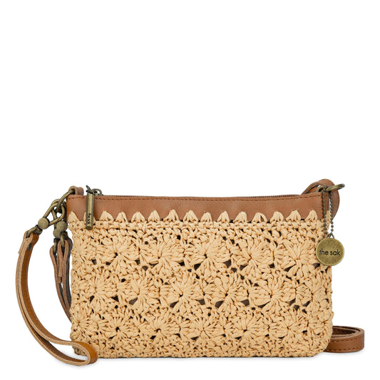 The Sak Vita Convertible Wristlet - Straw - Natural Primrose