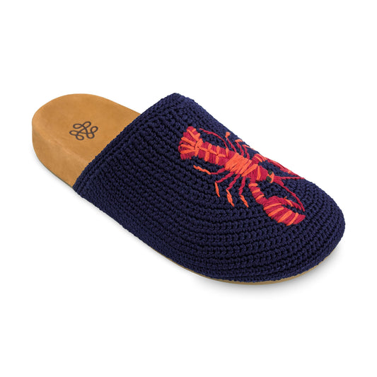 The Sak Bolinas Clog - Hand Crochet - Lobster