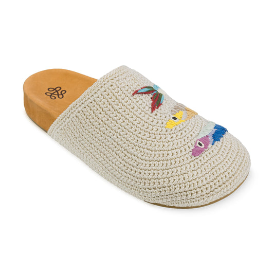 The Sak Bolinas Clog - Hand Crochet - Sardines