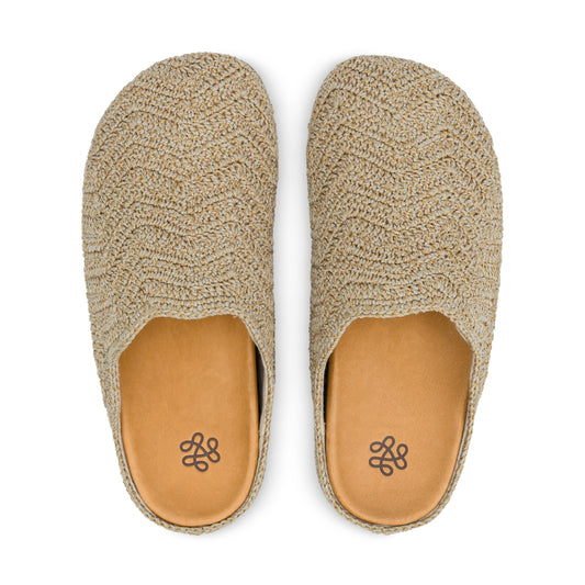 The Sak Bolinas Ripple Clog - Hand Crochet - Bamboo Static Ripple