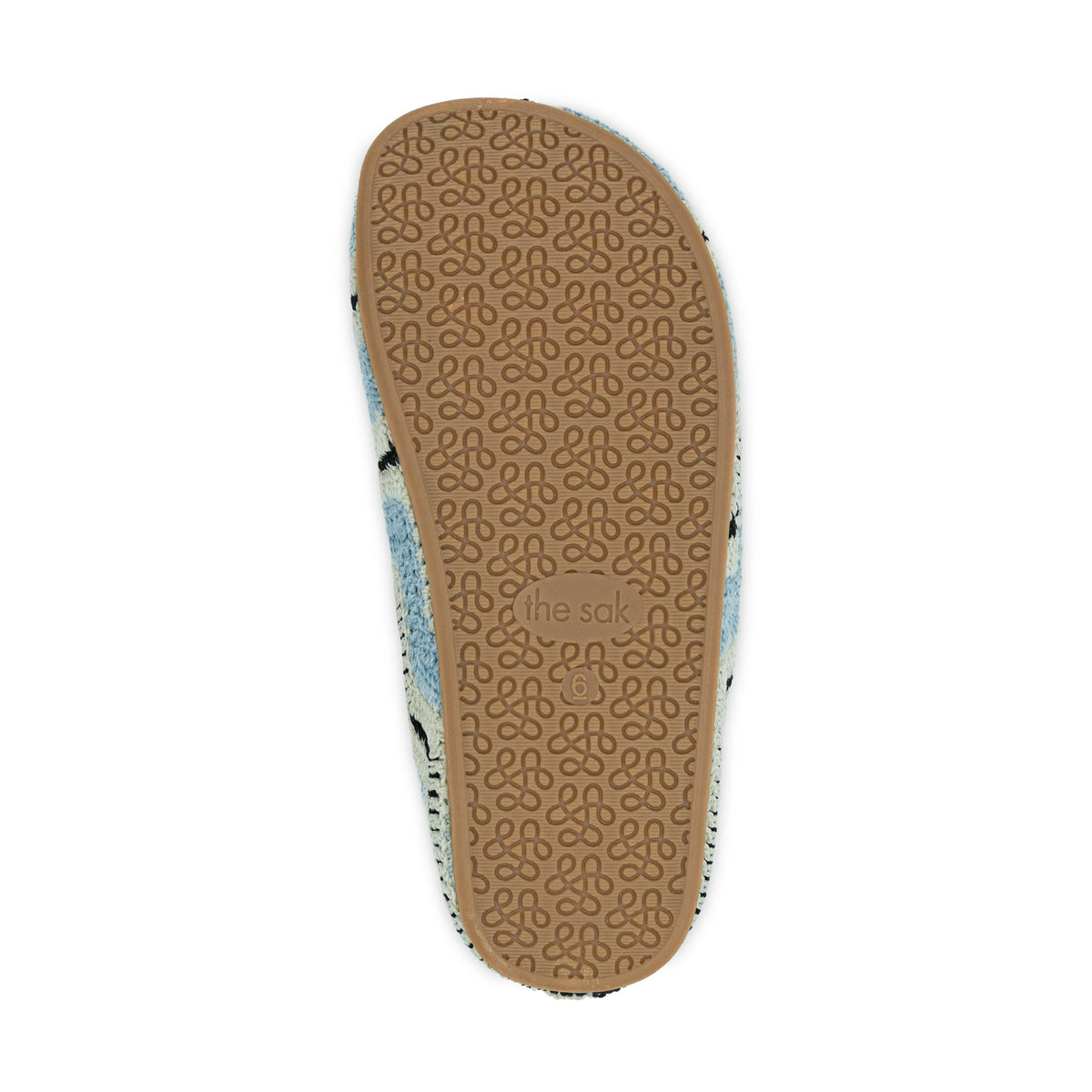 The Sak Bolinas Ripple Clog - Hand Crochet - Dream Blue Ripple
