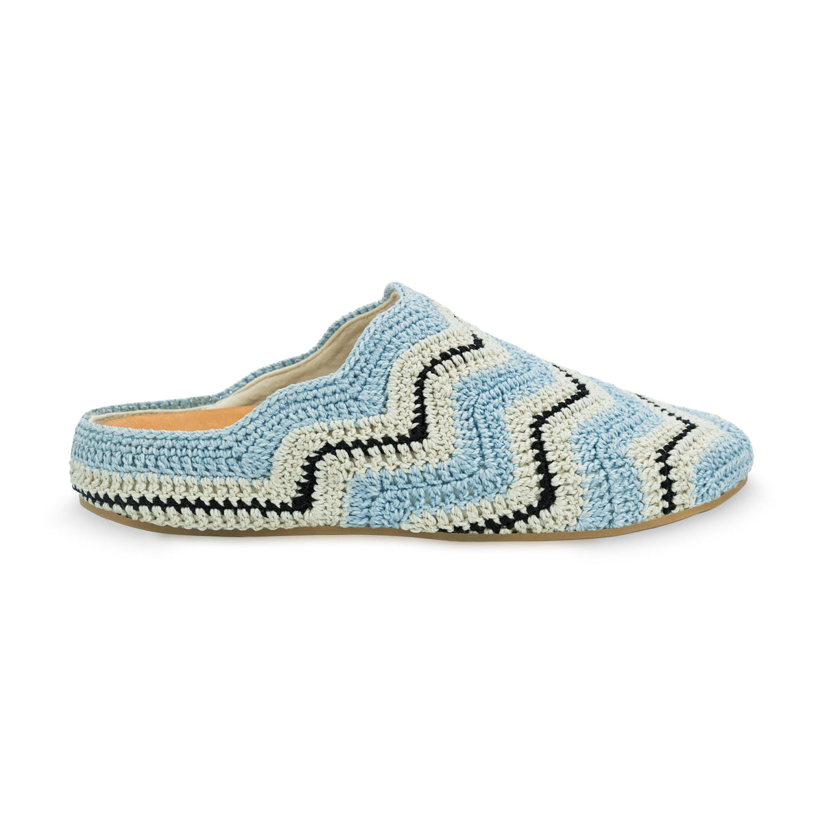 The Sak Bolinas Ripple Clog - Hand Crochet - Dream Blue Ripple