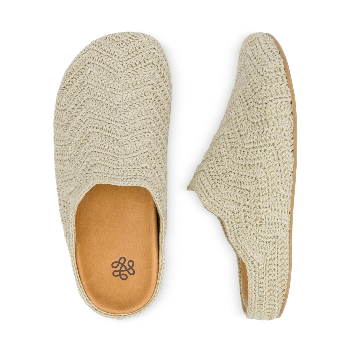 The Sak Bolinas Ripple Clog - Hand Crochet - Natural Ripple