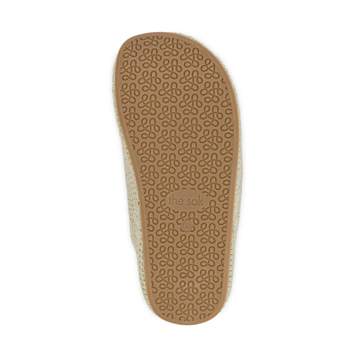 The Sak Bolinas Ripple Clog - Hand Crochet - Natural Ripple