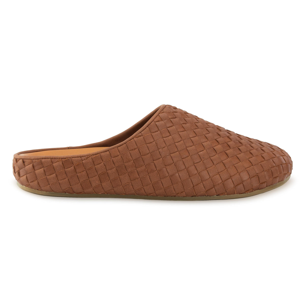 The Sak Bolinas Woven Clog - Leather - Woven Cognac