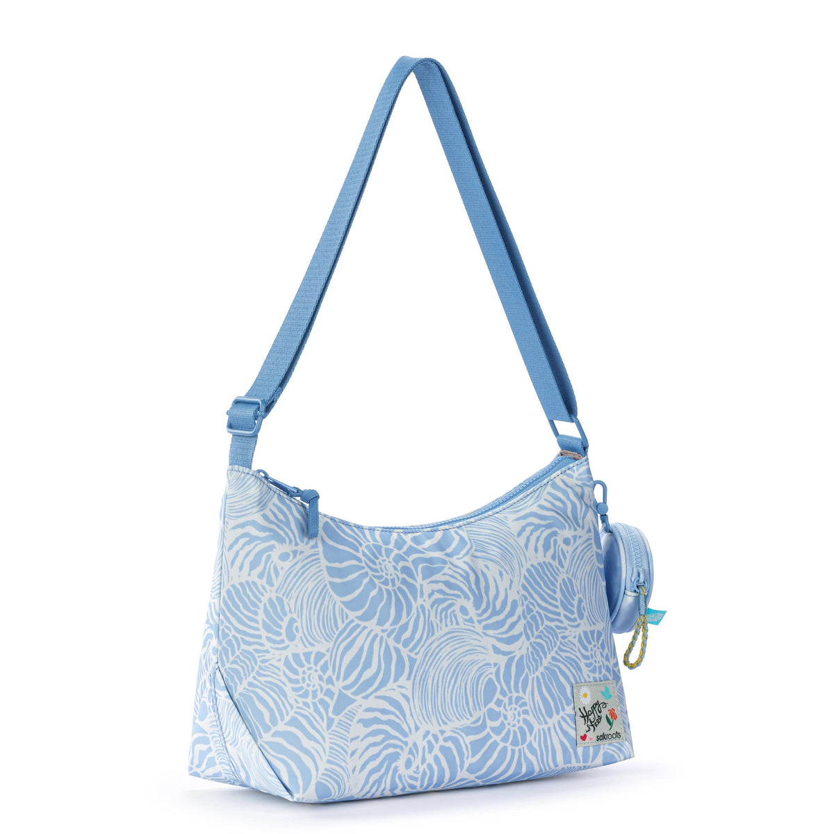 Sakroots Banyan Hobo - EcoTwill - Blue Aura Seashore