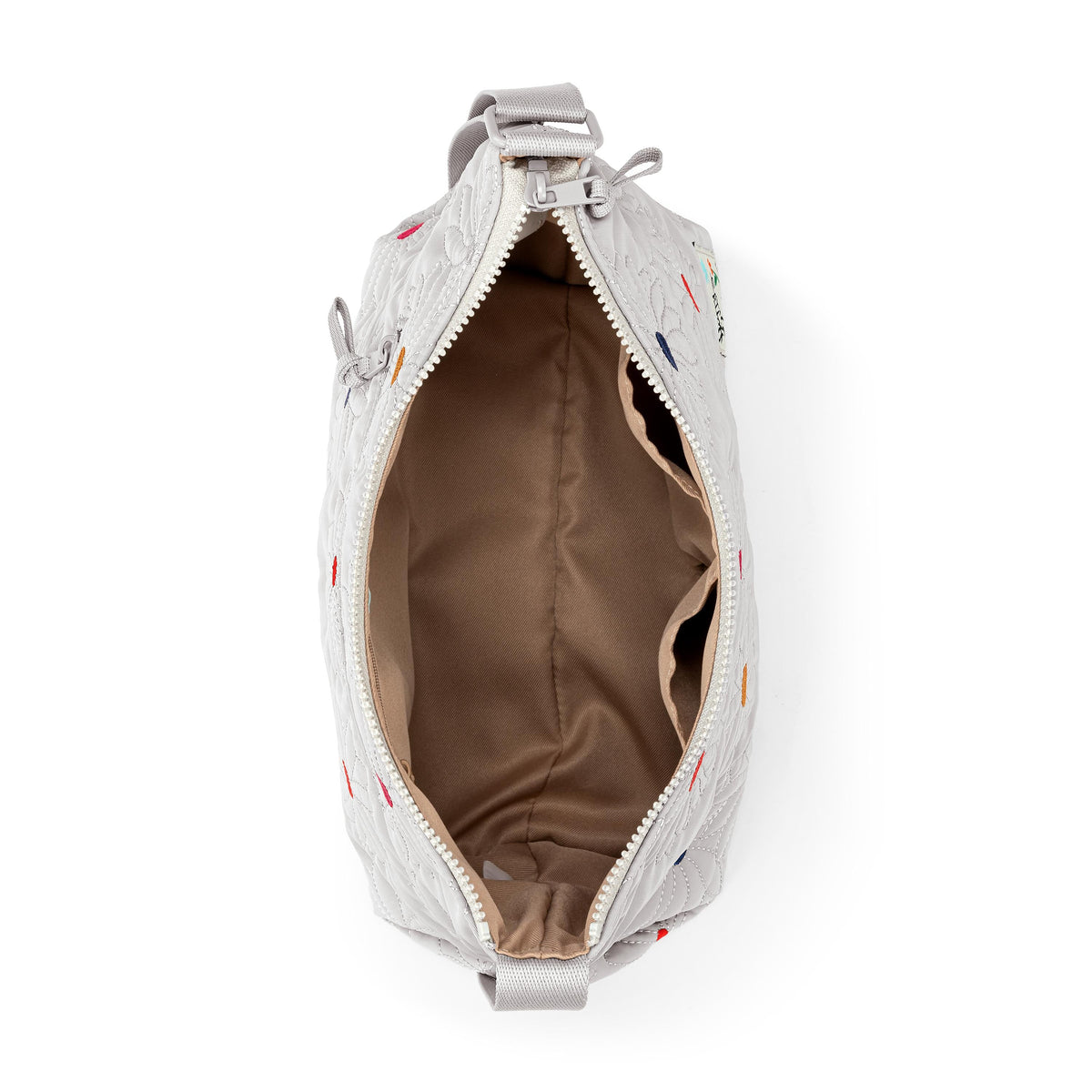 Sakroots Banyan Hobo - EcoTwill - Multi Flower Quilted