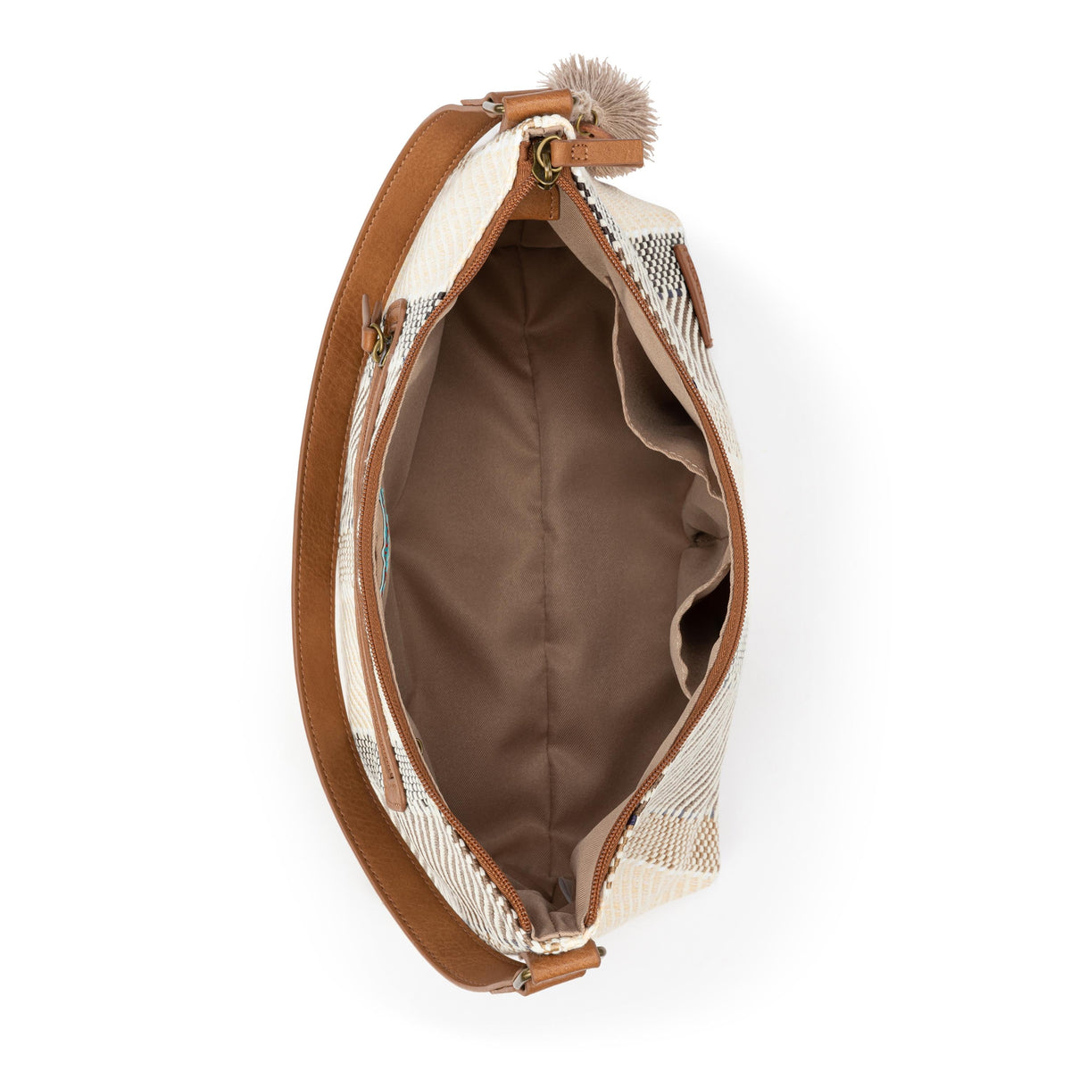 Sakroots Banyan Hobo - Straw - Tobacco Batik Woven