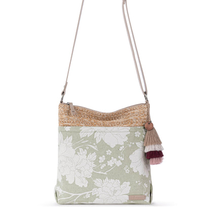 Sakroots Banyan Basic Crossbody - Canvas - Natural Wild Fleur