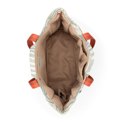 Sakroots Cassia Beach Tote - Canvas - Natural Leaf