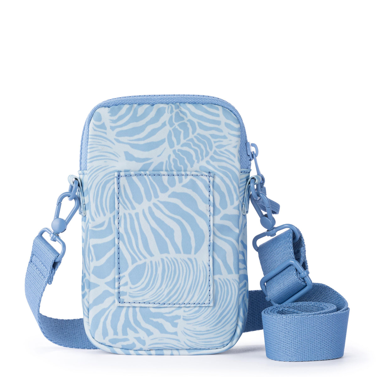 Sakroots Koa Smartphone Crossbody - EcoTwill - Blue Aura Seashore