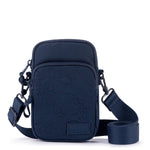 Sakroots Koa Smartphone Crossbody - EcoTwill - Navy Flower Blossom Quilted