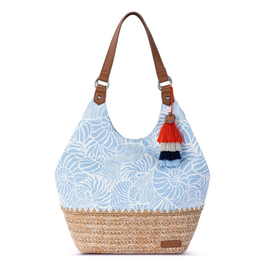 Sakroots Roma Shopper - Canvas - Blue Aura Seashore