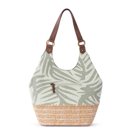 Sakroots Roma Shopper - Canvas - Natural Leaf