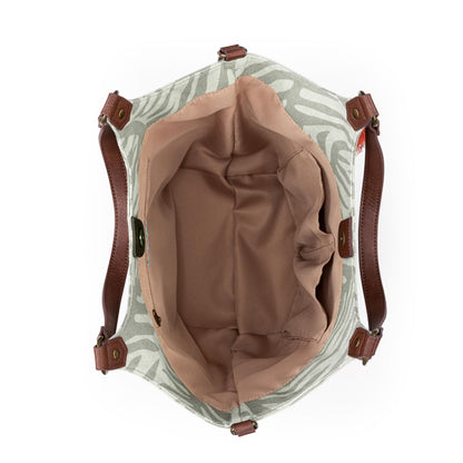 Sakroots Roma Shopper - Canvas - Natural Leaf